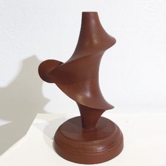Toshimasa Kikuchi - Geometrical Form Bronze
