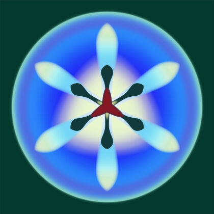 Lis Fields - Blue Tulip, 2022-2025